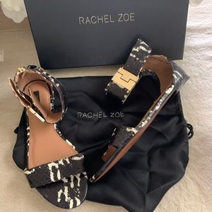 Rachel Zoe leather flat sandals
